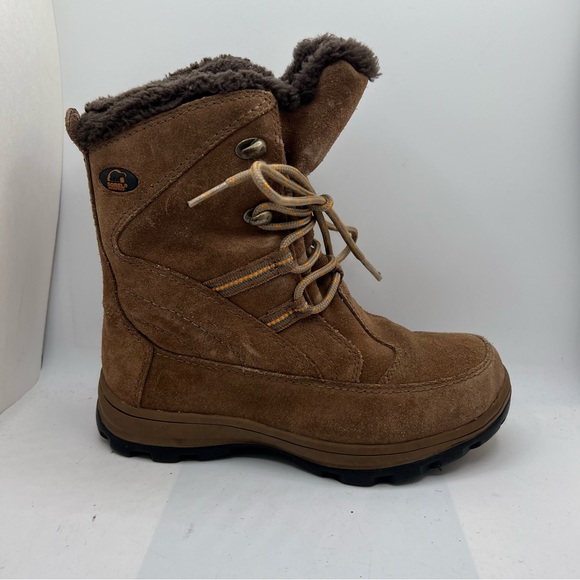 Sorel Shoes - Sorel 6 Women's Icefall Lace Brown Winter Snow Outdoor Boots